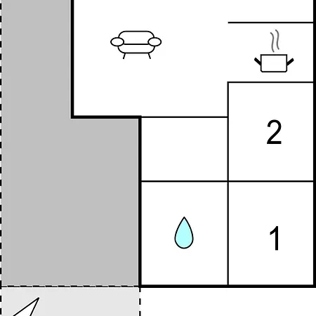 2 Bedroom Cozy In *